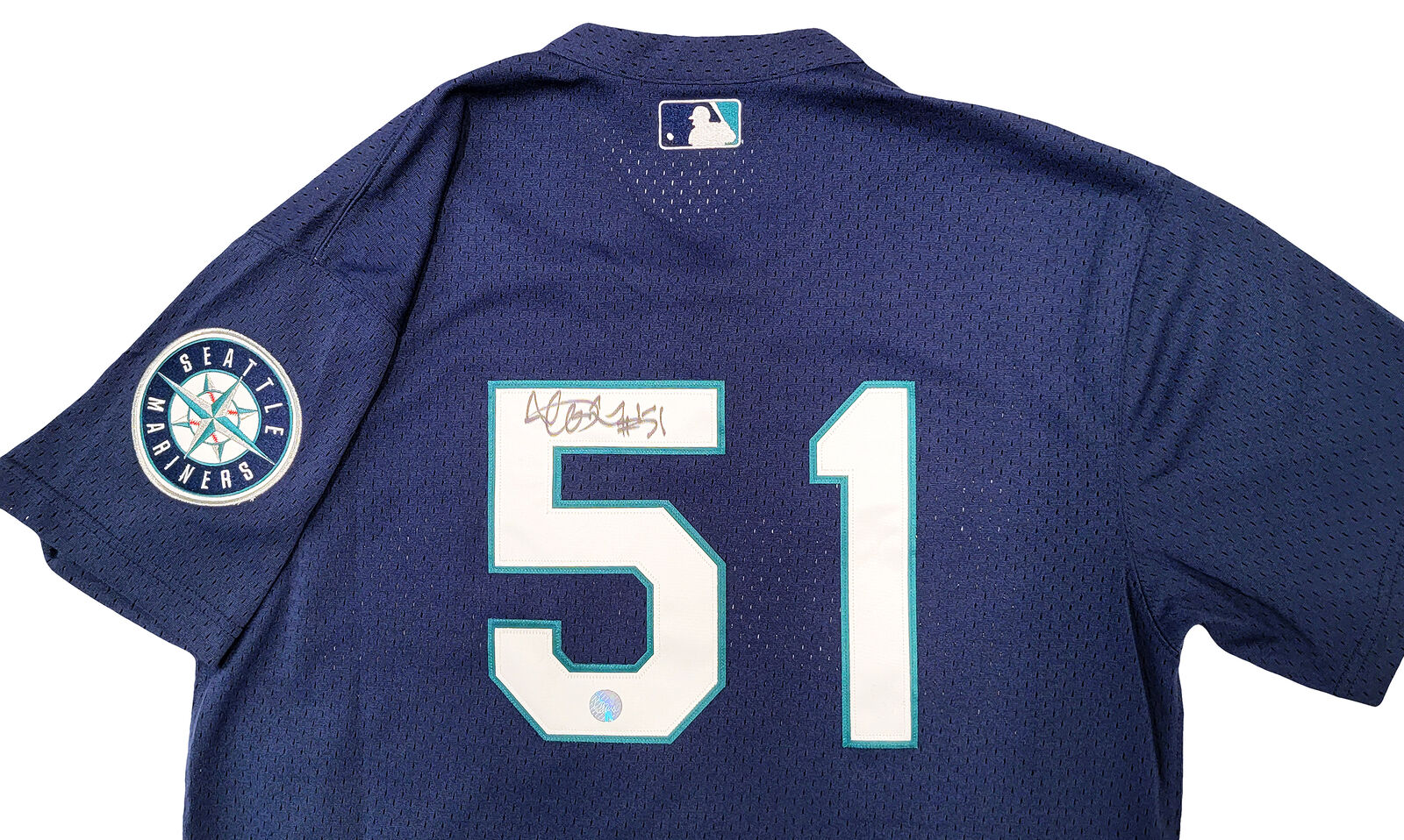 Mariners Ichiro Suzuki Autographed Blue Authentic M&N Jersey 44 Is 209043