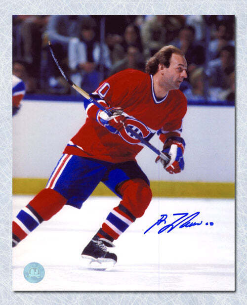Guy LaFleur Montreal Canadiens Signed Hockey 8x10 Photo Image 1