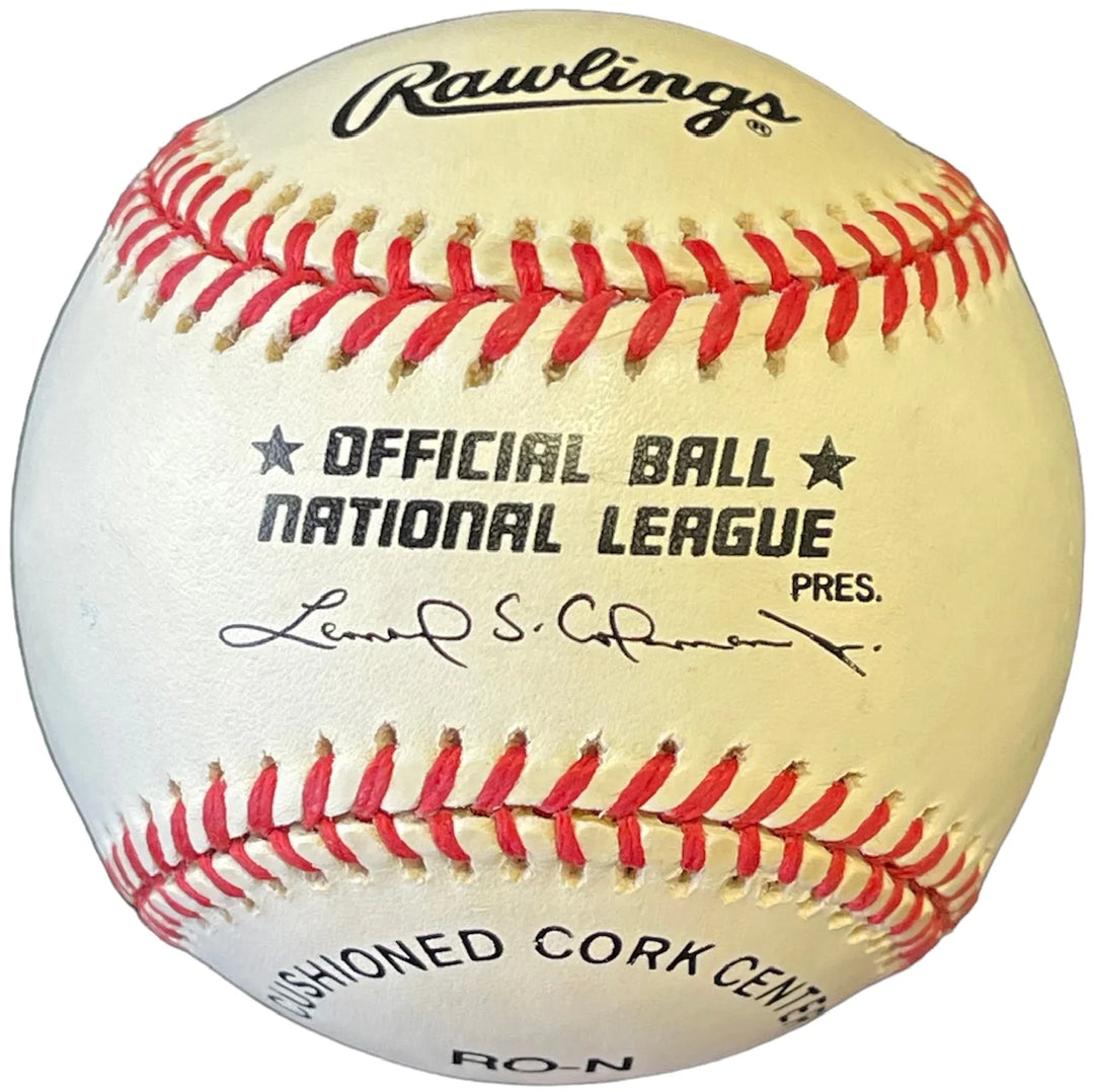 Al Leiter Autographed Official National League Baseball Image 2