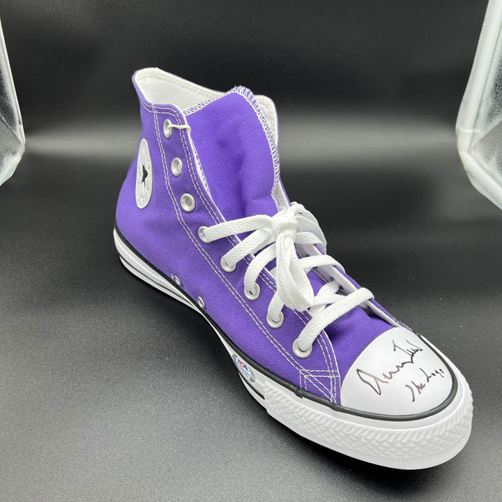 Jerry West signed Converse Chuck Taylor Left Shoe PSA/DNA Los Angeles Lakers Image 1