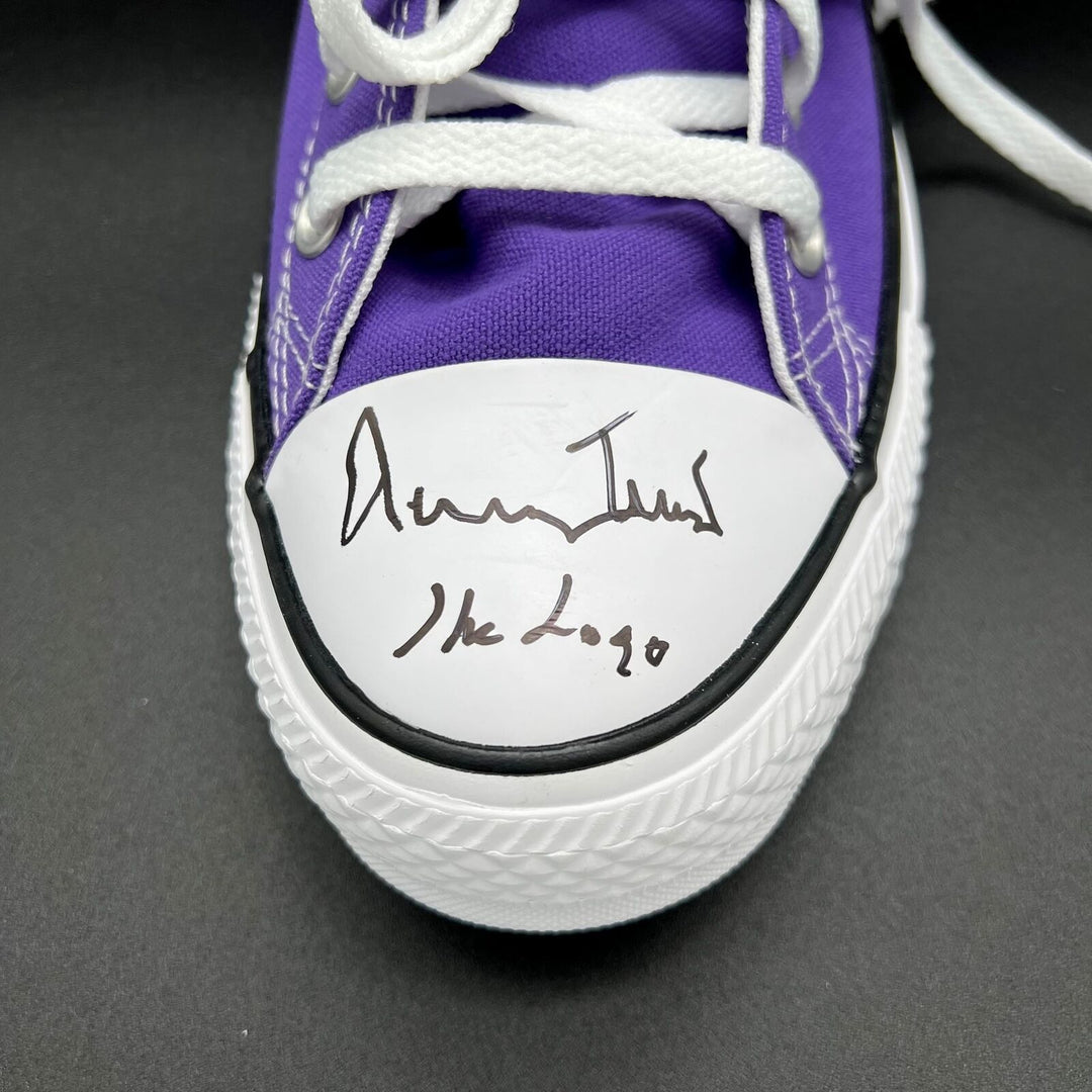 Jerry West signed Converse Chuck Taylor Left Shoe PSA/DNA Los Angeles Lakers Image 2