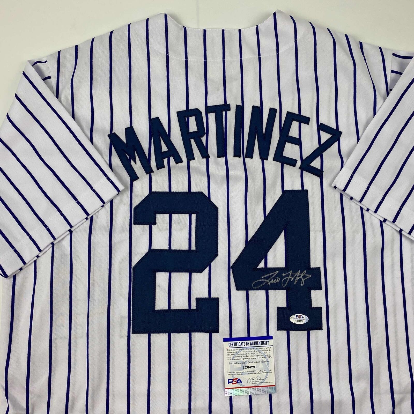 Tino Martinez Signed Baseball, Autographed Tino Martinez Baseball