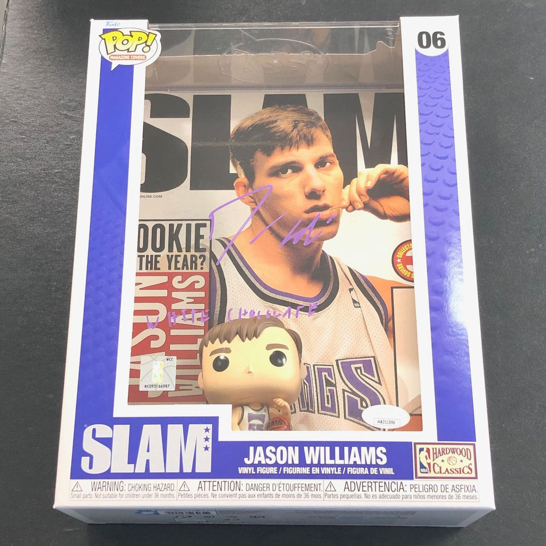 Jason Williams Signed NBA COVER SLAM Funko Pop JSA Sacramento Kings Autographed Image 2