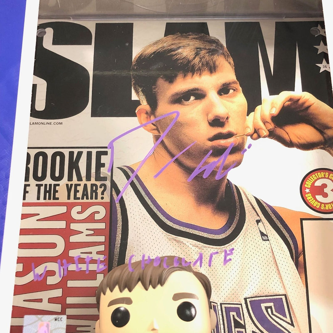 Jason Williams Signed NBA COVER SLAM Funko Pop JSA Sacramento Kings Autographed Image 3