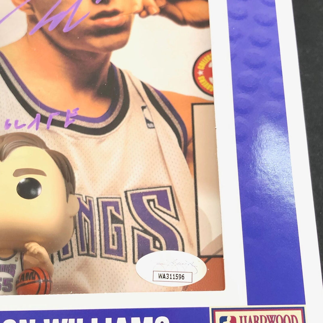 Jason Williams Signed NBA COVER SLAM Funko Pop JSA Sacramento Kings Autographed Image 4