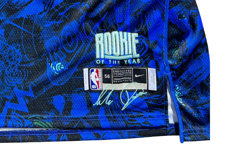 LUKA DONCIC SIGNED DALLAS MAVERICKS ROOKIE OF THE YEAR BASKETBALL