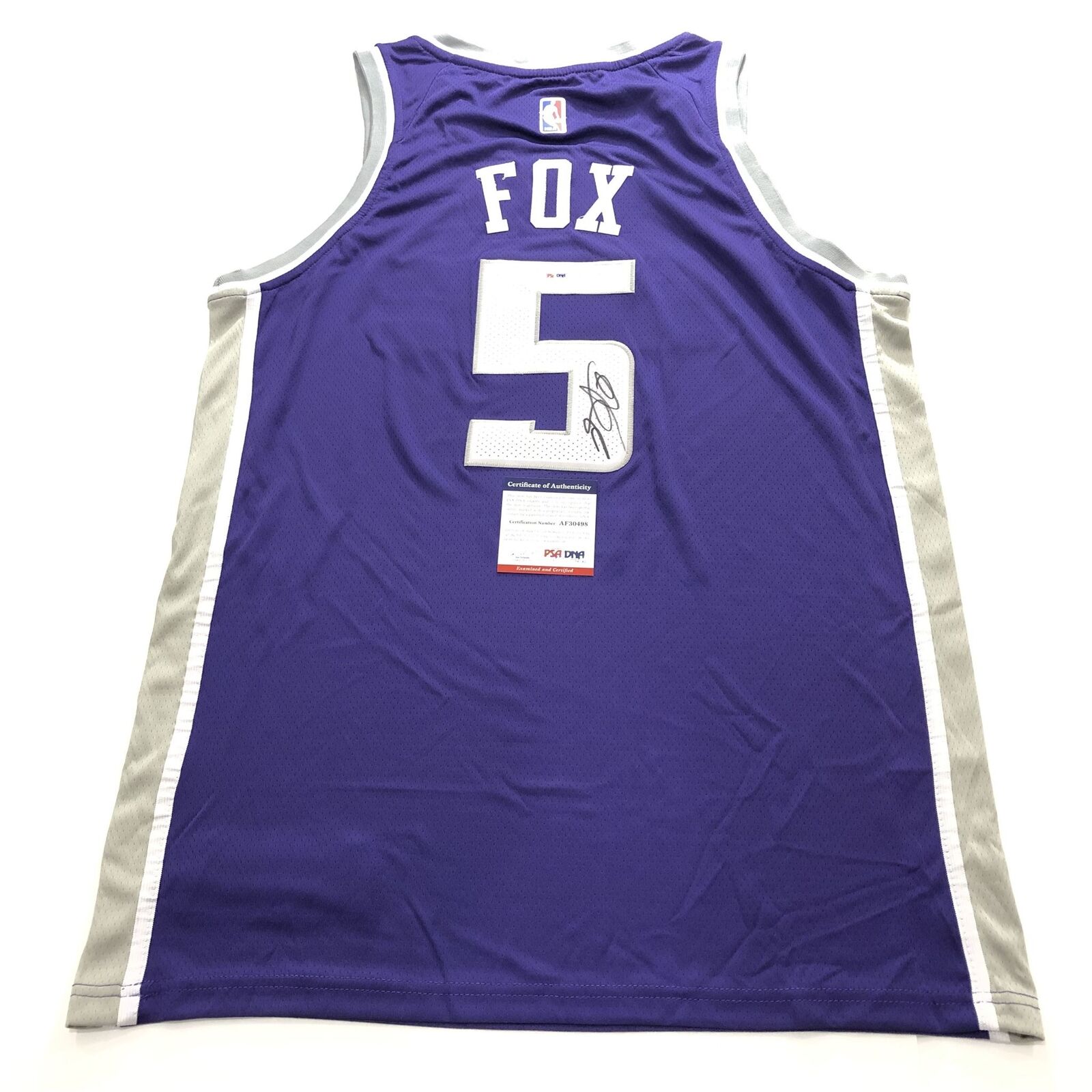 De'Aaron Fox signed jersey PSA/DNA Sacramento Kings Autographed –  CollectibleXchange
