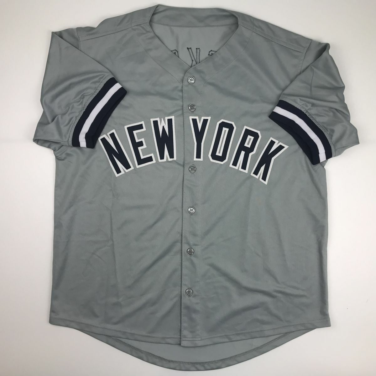 Reggie Jackson Autographed New York (Grey #44) Custom Jersey - JSA