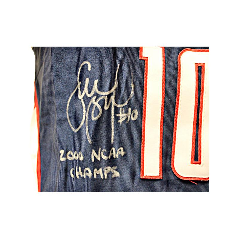 Sue Bird Autographed & Inscribed "2000 NCAA Champs" Game Used 2000 UConn Huskies Jersey (Sue Bird LOA)