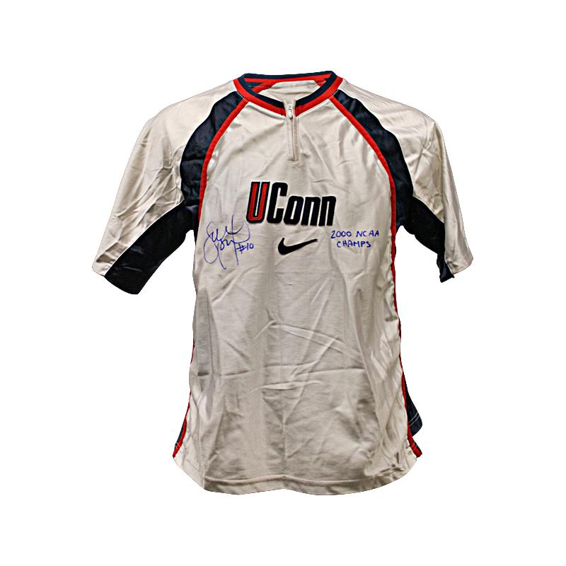 Sue Bird Autographed & Inscribed "2000 NCAA Champs" Game Used 2000 UConn Huskies Nike Warm Up Jacket Size L (Sue Bird LOA)