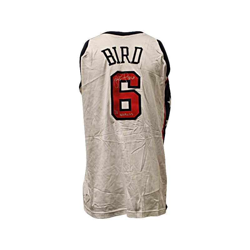 Sue Bird Autographed & Inscribed "02 World's" Game Used Team USA Reebok Jersey (Sue Bird LOA)