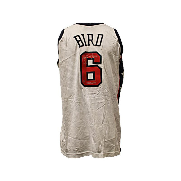 Sue Bird Autographed & Inscribed "02 World's" Game Used Team USA Reebok Jersey (Sue Bird LOA)