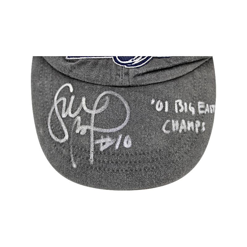 Sue Bird Autographed & Inscribed "01 Big East Champs" Team Issued UConn Huskies 2001 Big East Championship Hat (Sue Bird LOA)