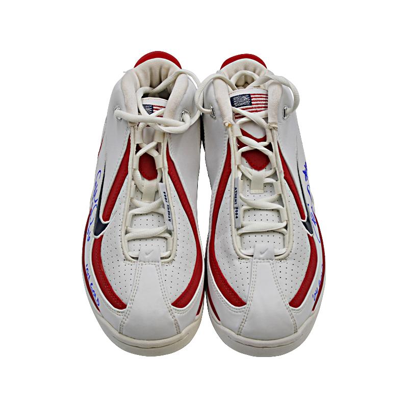 Sue Bird Autographed & Inscribed "04 Gold" Team Issued 2004 USA Olympics Nike Max Sneakers Size 9W(Sue Bird LOA)