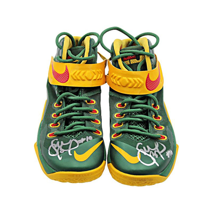 Sue Bird Autographed & Inscribed "#10" Game Used Seattle Storm LeBron Nike Sneakers (Sue Bird LOA)