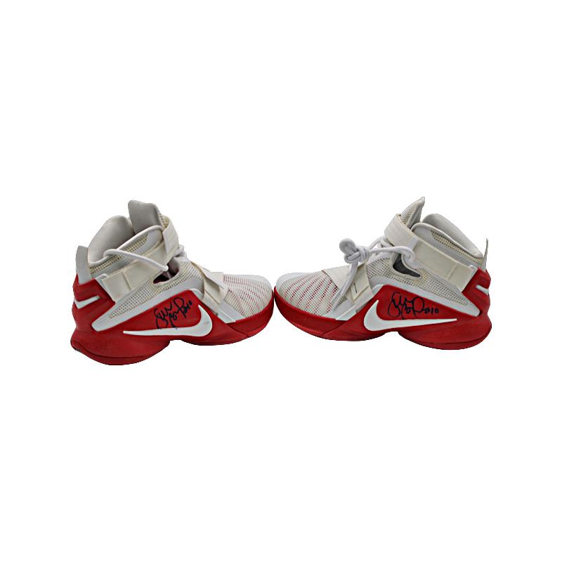 Sue Bird Autographed & Inscribed "#10" USWNT Team Issued LeBron Nike Sneakers Size 7.5 (Sue Bird LOA)