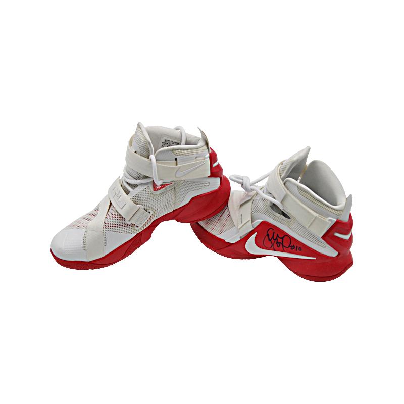 Sue Bird Autographed & Inscribed "#10" USWNT Team Issued LeBron Nike Sneakers Size 7.5 (Sue Bird LOA)