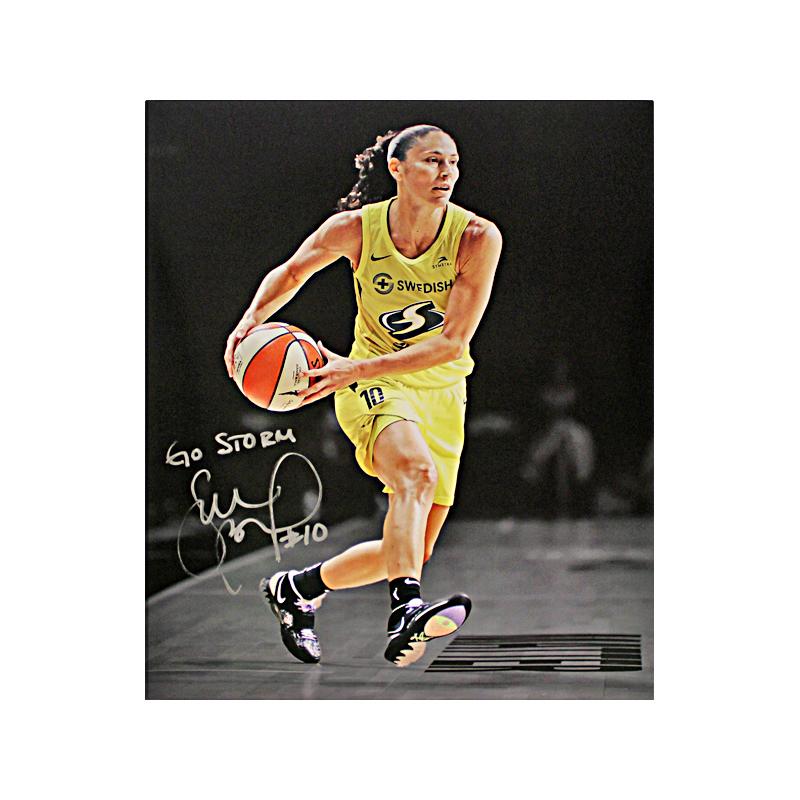 Sue Bird Autographed & Inscribed "Go Storm" 16x20 Photo (Sue Bird LOA)