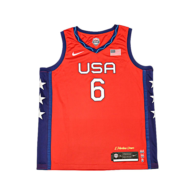 Sue Bird USA Olympic Autographed Red Jersey with "5x Olympic Gold" Inscription (CX Auth)