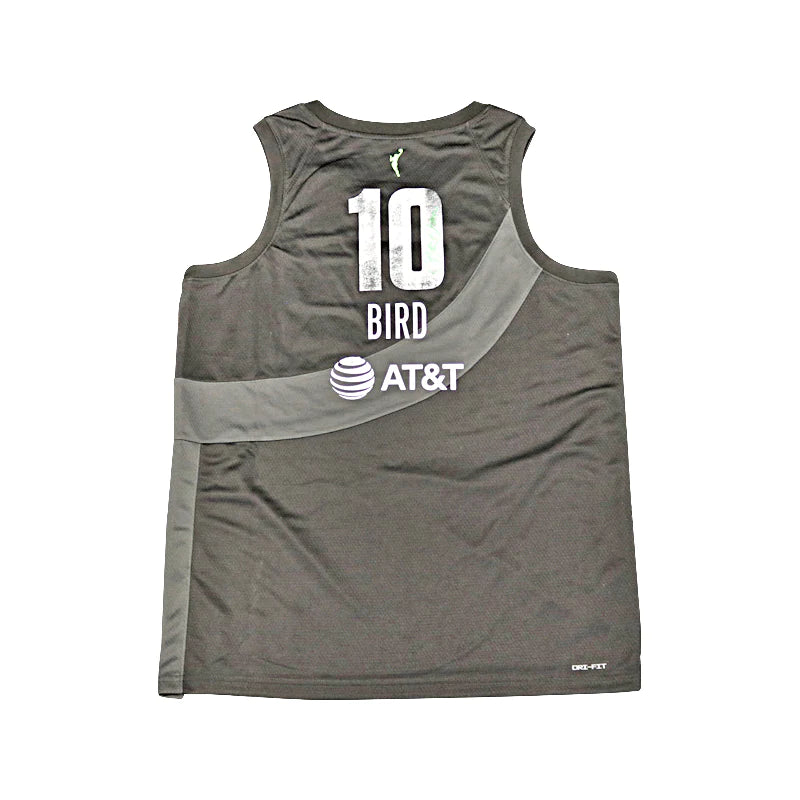 Sue Bird Seattle Storm Autographed Nike Rebel Edition Black Jersey in Green (CX Auth)