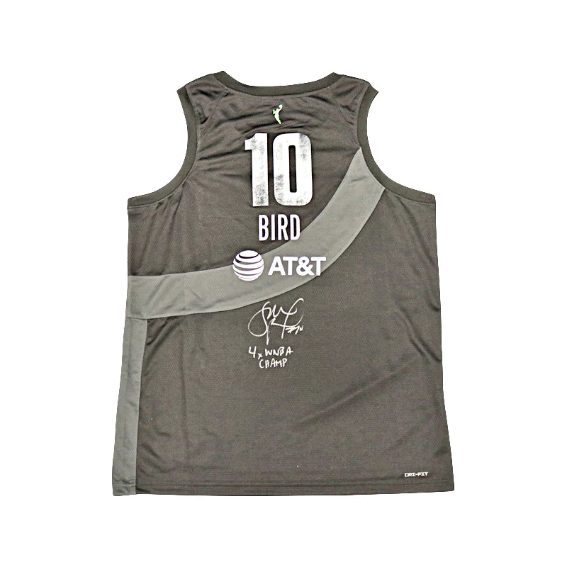 Sue Bird Seattle Storm Autographed Nike Rebel Edition Black Jersey with "4x WNBA Champ" Inscription Signed Under Number (CX Auth)