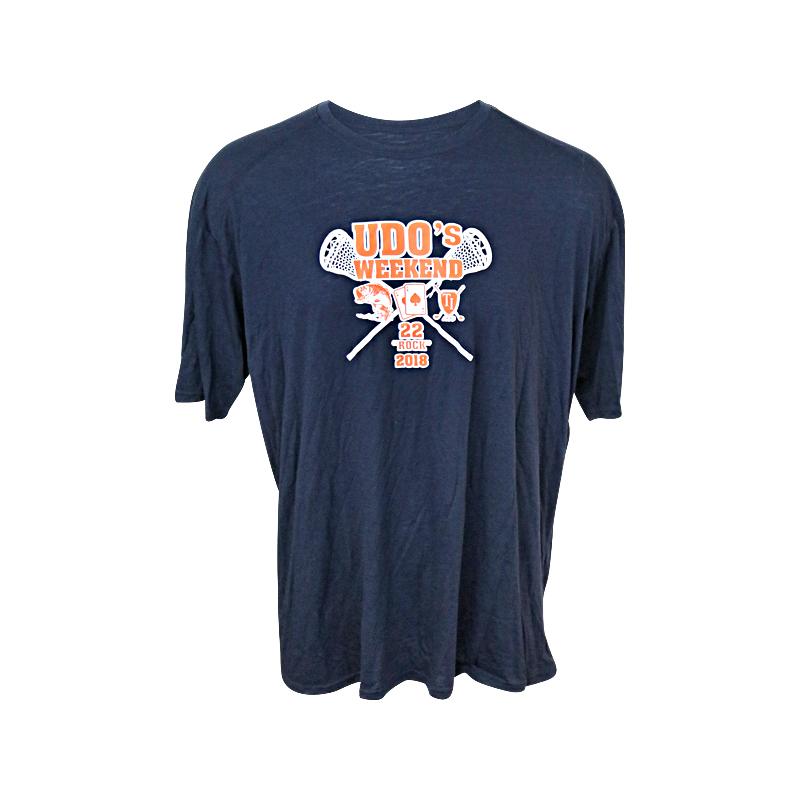 John Desko Syracuse University Men's Lacrosse Udo's Weekend 2018 Shirt (Size XXL)