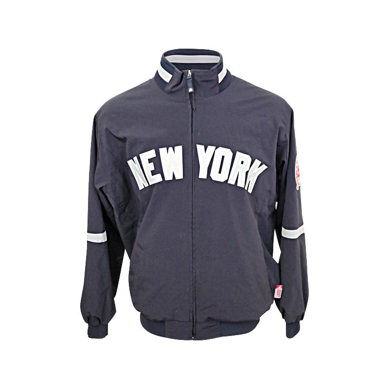 John Desko Syracuse University Men's Lacrosse Nike Navy New York Yankees Jacket (Size XL)