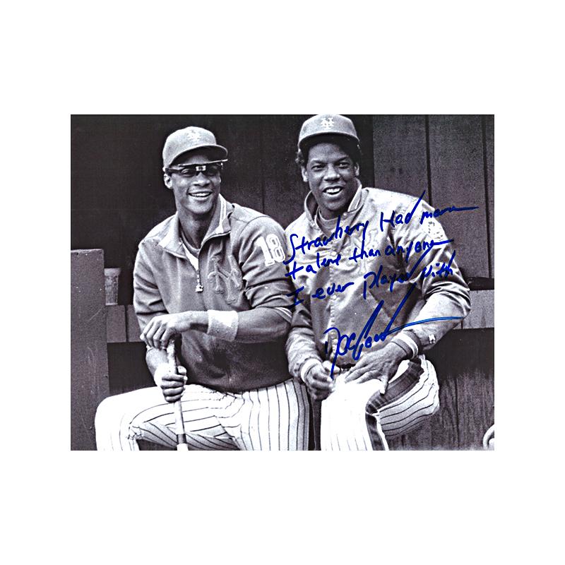 Autographed Dwight “Doc” Gooden #10 New York Mets Road Career Stats Je – To  Die For Collectibles