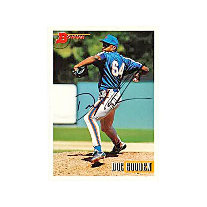 Dwight Gooden Autographed 1993 Bowman Trading Card