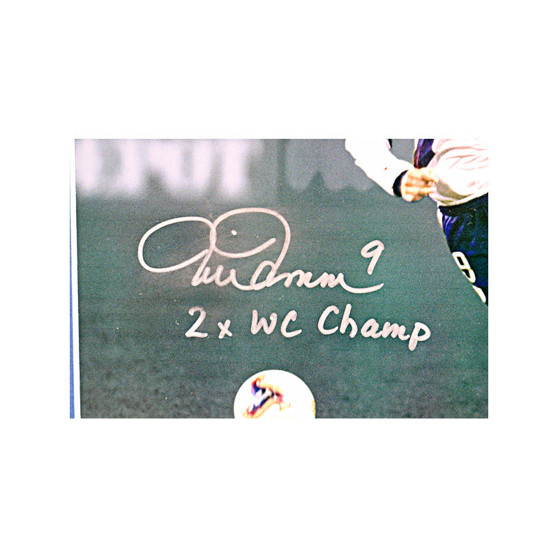 Mia Hamm USWNT Autographed Signed Inscribed '2x WC Champ' Framed 8x10 Spotlight Photograph  (CX Auth)