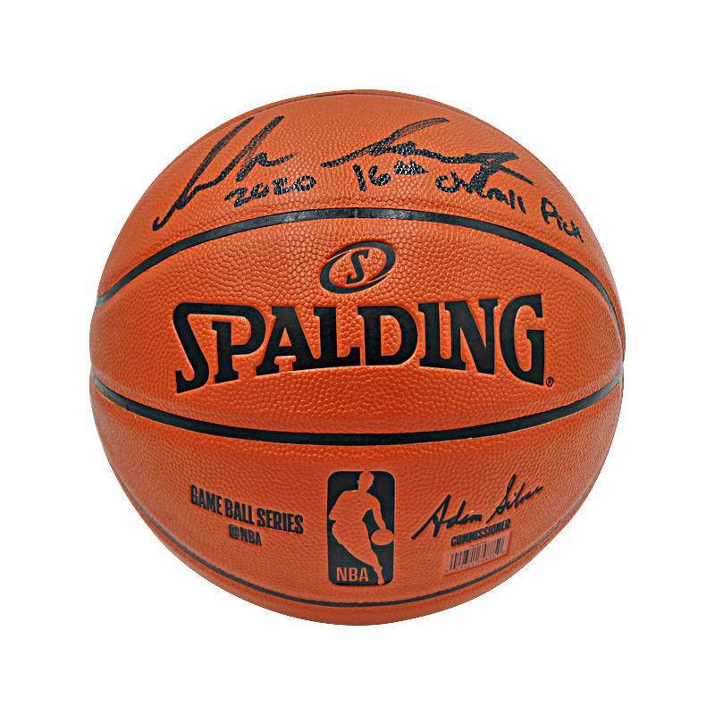 Isaiah Stewart Detroit Pistons Autographed & Inscribed "2020 16th Overall Pick" Spalding Replica Basketball