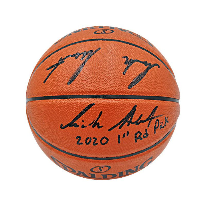 Isaiah Stewart Detroit Pistons Autographed Twice & Inscribed "2020 1st Round Pick" Spalding Replica Basketball