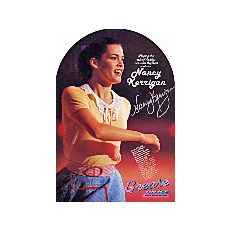 Nancy Kerrigan Autographed Grease On Ice Poster