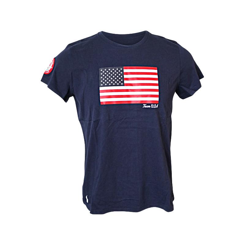 Alix Klineman Team USA Issued Polo Ralph Lauren Navy T-Shirt Size Large