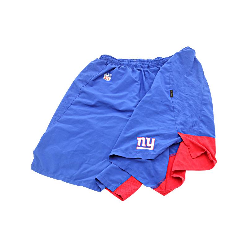 Dexter Lawrence New York Giants 2020 Blue Athletic Used Shorts (Size 3XL)