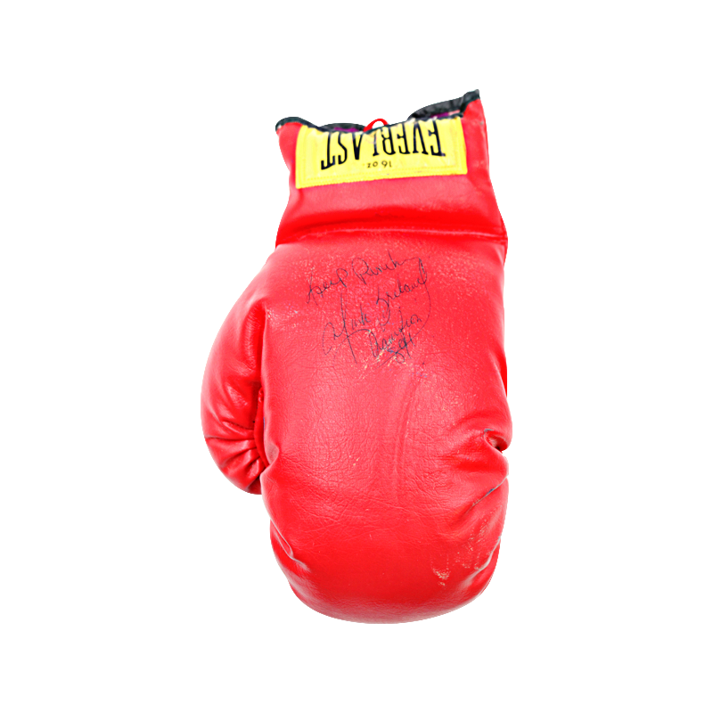 Mark Breland Autgraphed & Inscribed "Keep Punching" Everlast Boxing Glove