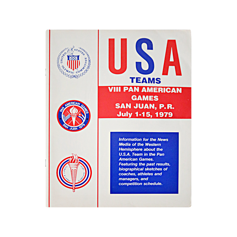 1979 Team USA VIII Pan-American Games Program