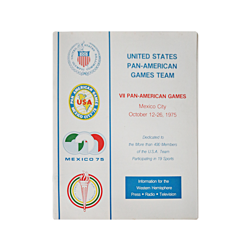 1975 Team USA Pan-American Games Program