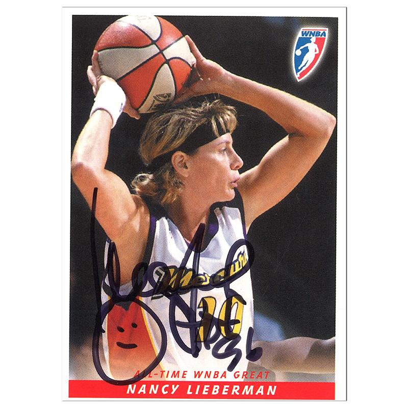 Nancy Lieberman Autographed 2008 All-Time WNBA Great Trading Card