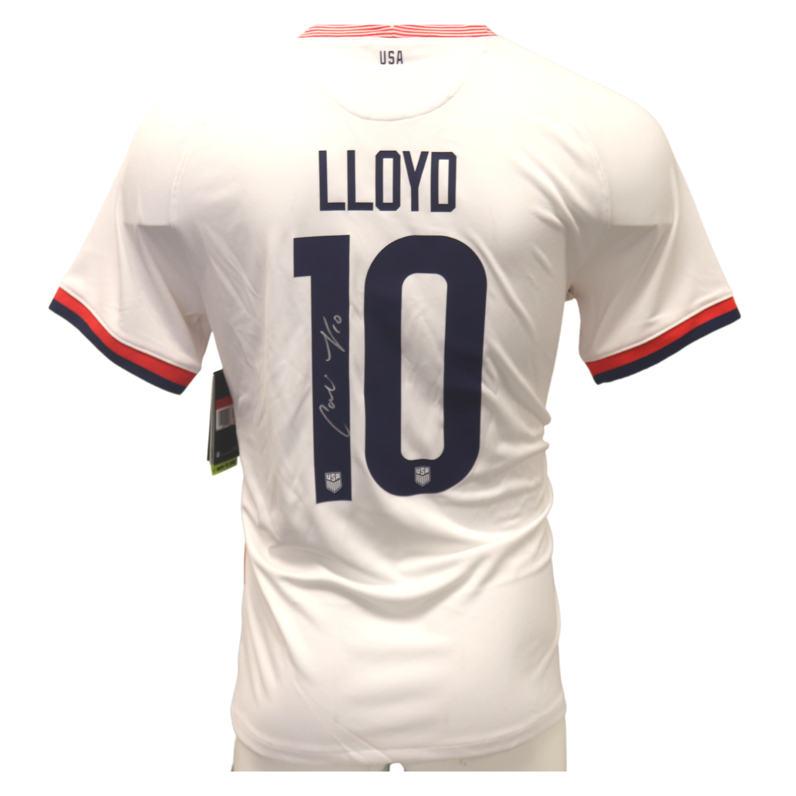 Carli Lloyd Signed USA Womens Soccer Nike Soccer Jersey Steiner CX