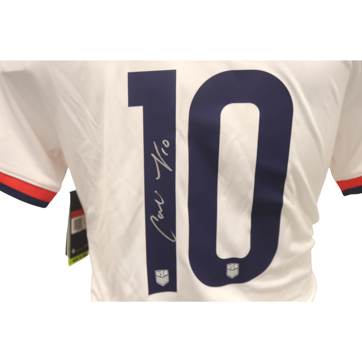 Carli Lloyd USWNT 2019 Autographed White Home Replica Jersey (CX Auth)