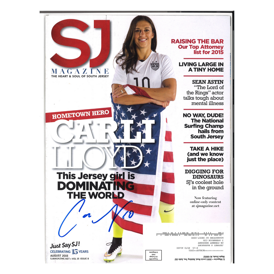 Carli Lloyd USWNT Autographed SJ Magazine dated August '15 (CX Auth)