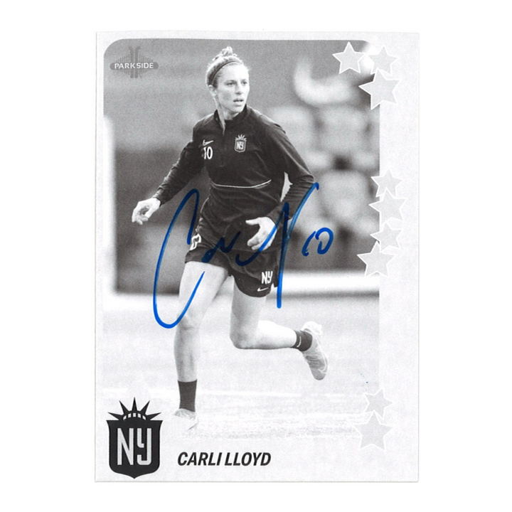 Carli Lloyd USWNT Autographed 2021 Park Side NWSL Premier Edition Vol 2 Trading Card #S14 (CX Auth)