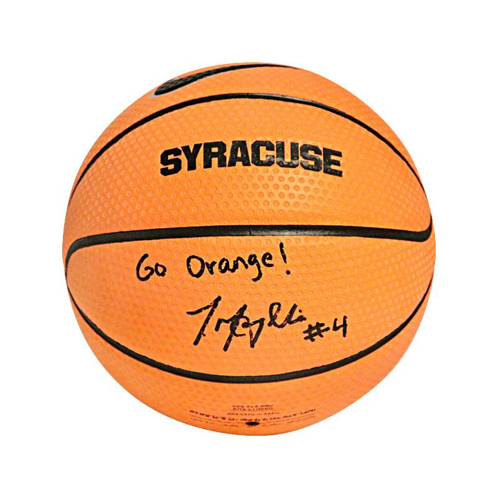 Tiana Mangakahia Syracuse University Autographed and Insc. "Go Orange!" Nike Syracuse Basketball