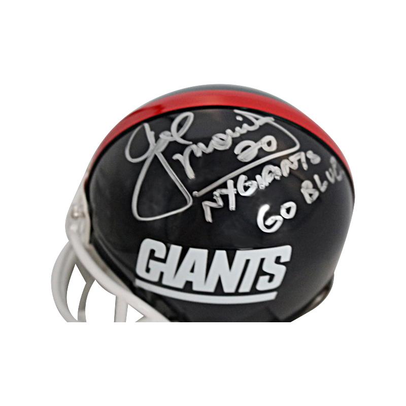 Joe Morris New York Giants Autographed and Insc. NY Giants Go Blue M –  CollectibleXchange