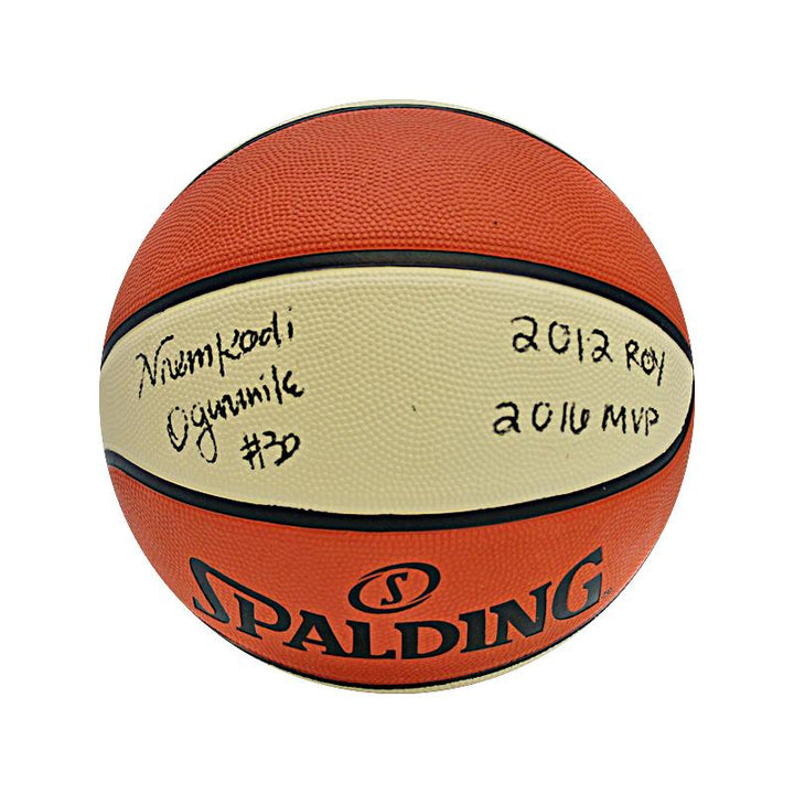 Nneka Ogwumike Los Angeles Sparks Autographed and Insc."2012 ROY, 2016 MVP" Game Ball Series WNBA Basketball