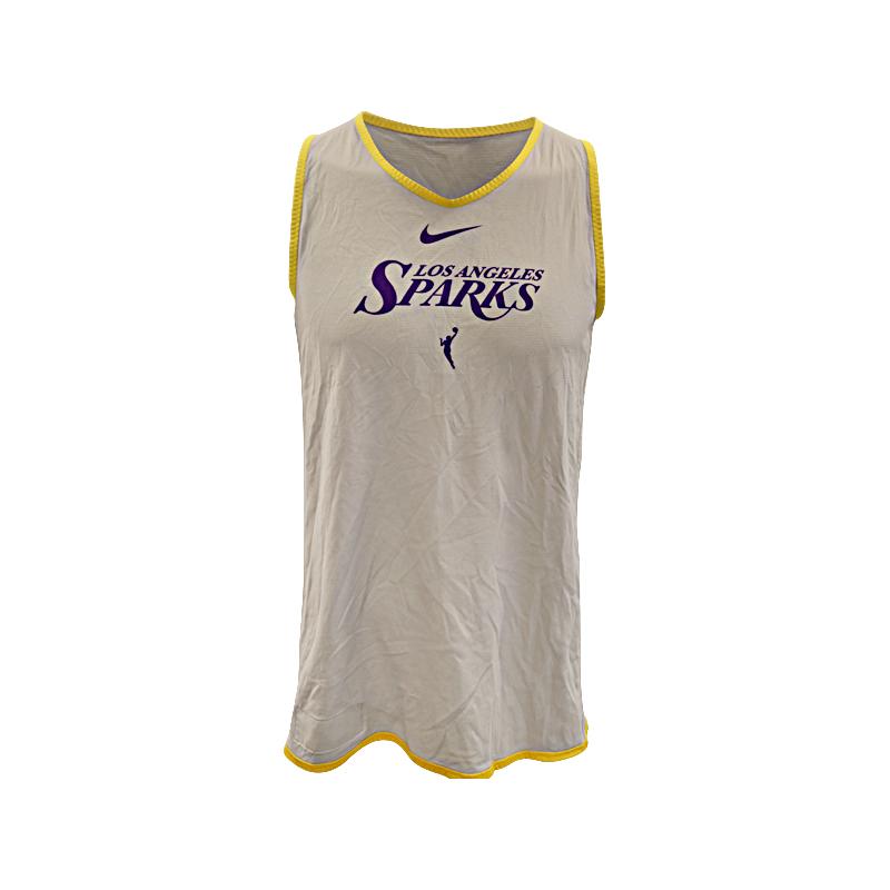 Nneka Ogwumike Autographed Los Angeles Sparks Reversible Practice Jersey Size L