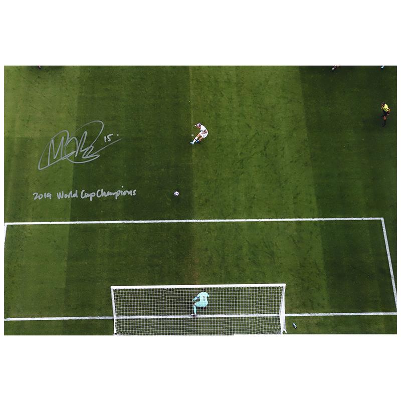 Megan Rapinoe Autographed & Inscr. "2019 World Cup Champions" WC PK in Silver 16x20 Photo