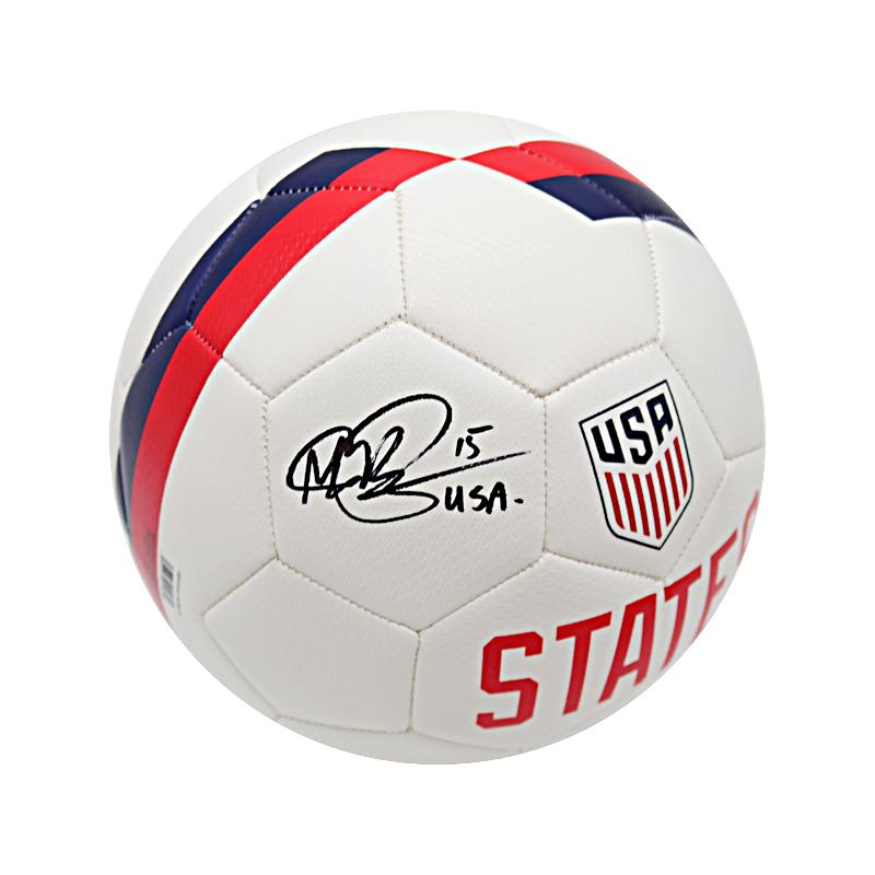 Megan Rapinoe Autographed & Inscr. "USA" Nike USA Soccer Ball