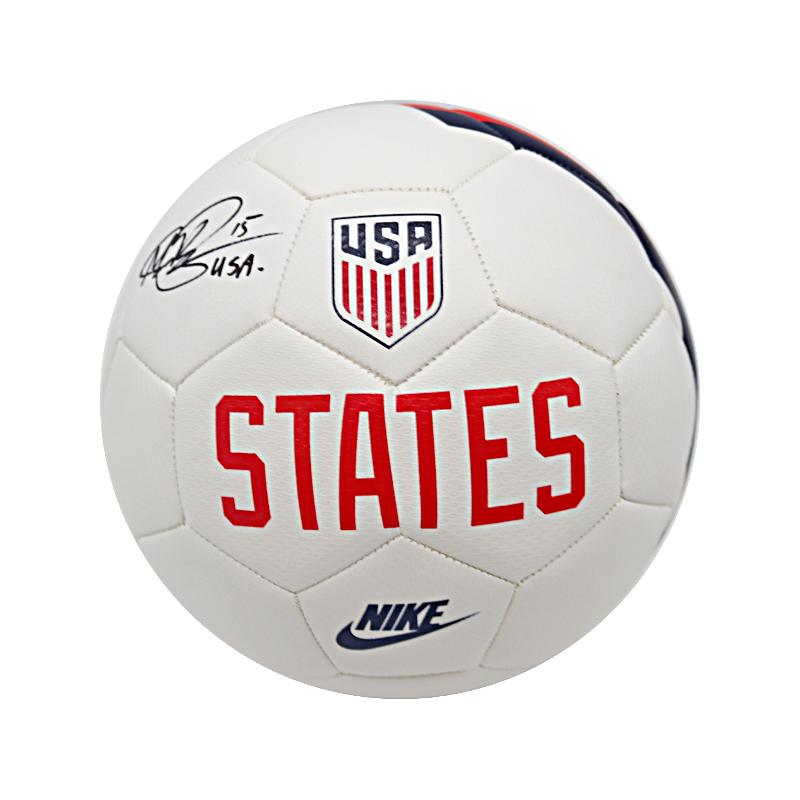 Megan Rapinoe Autographed & Inscr. "USA" Nike USA Soccer Ball
